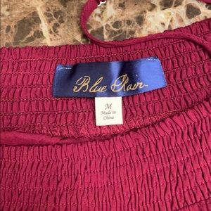 Women’s off shoulder blouse embroidered detailing